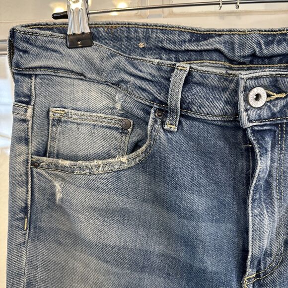 H&M 31/32 Skinny Jeans High Waist Distressed NWOT - Picture 6 of 13